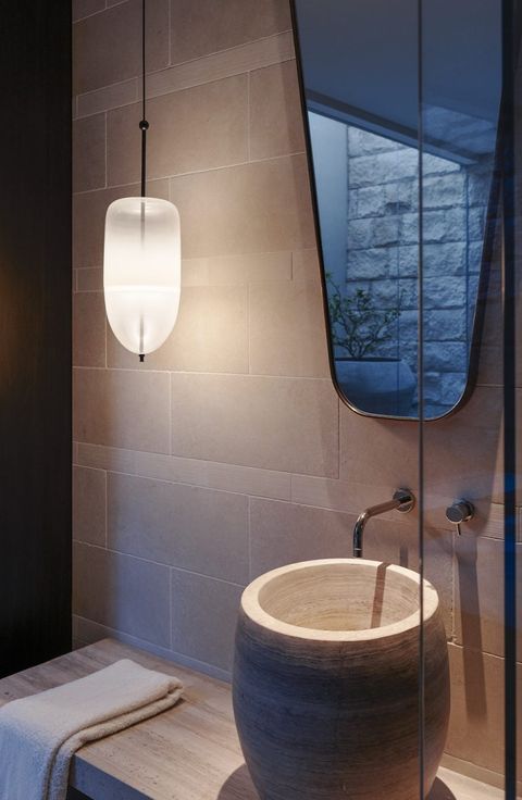 Stylish Bathroom Lighting Ideas For Modern Bathrooms Livingetc - Unusual Bathroom Ceiling Lights Uk