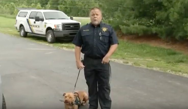 Leonard and Chief of Police Terry Mitchell.