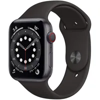 Apple Watch Series 6 GPS + Cellular, 44mm Space Grey Aluminium Case with Black Sport Band |&nbsp;was £509 | now £399 at Amazon (save £110)