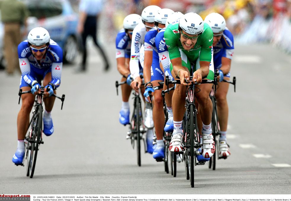 Team time trial, stage 4 of the 2005 Tour de France
