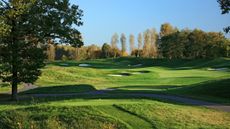 The fourth hole of L'Albatross at Le Golf National in France