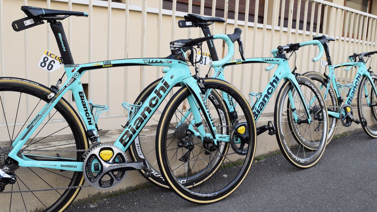 LottoNL-Jumbo ran a mix of Shimano Dura-Ace 9000 and 9100 series wheelsets