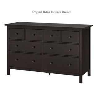 black dresser