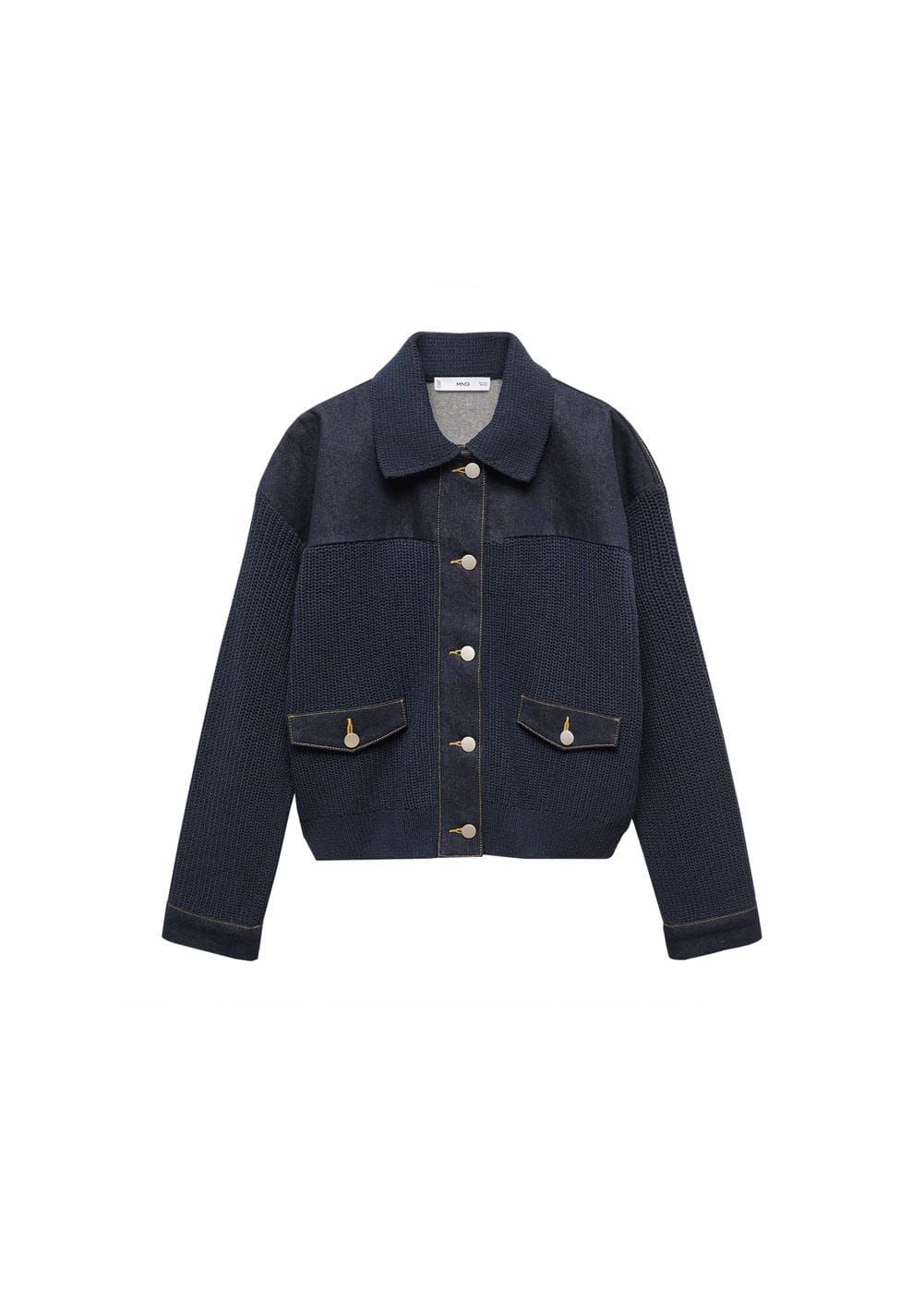 Knitted Bomber Jacket - Women