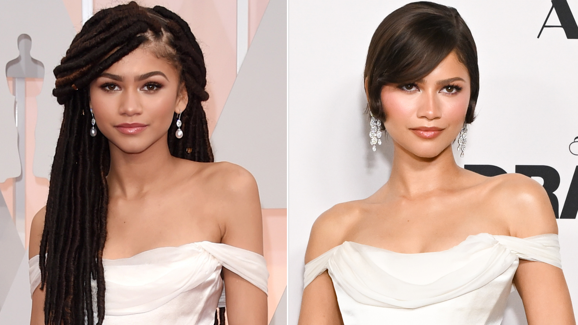 Zendaya re-wore her custom Vivienne Westwood wedding dress from the 2015 Oscars to the first premiere of The Drama