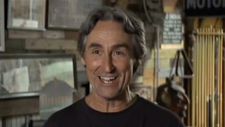 Mike Wolfe's big smile in American Pickers