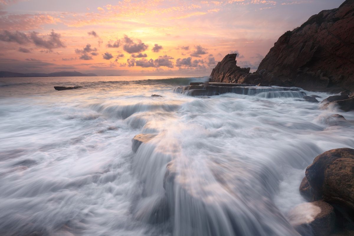 Carbon emissions are dissolving the seafloor, especially in the Northern Atlantic Ocean. Shown here, Azkorri beach in Basque Country in northern Spain.