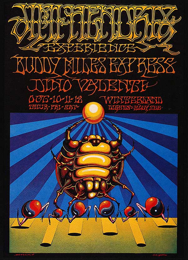 Jimi Hendrix Winterland poster