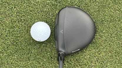 Photo of the Callaway Elyte X fairway at address