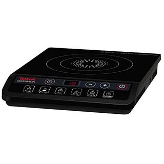 Tefal Everyday Induction Portable Hob, Integrated Timer, 6 Pre-Set Functions, 9 Power Levels From 450w to 2100w, Black, Ih201840, 13.46 X 10.87 X 2.2 Cm