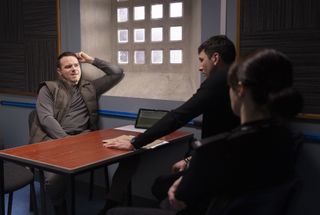 Kit Green and Mick in Coronation Street