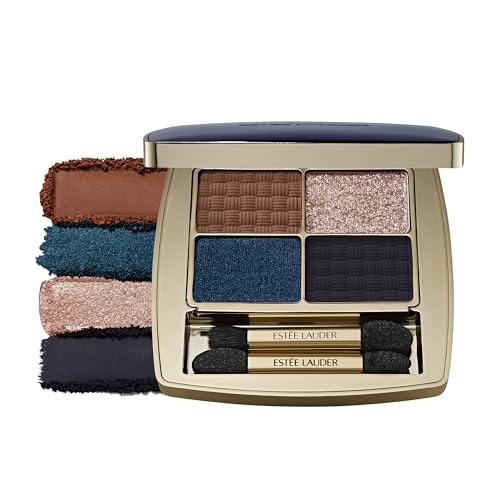 Est&amp;eacute;e Lauder the Essential Eyeshadow Quad Long-Lasting Palette | Shape, Sculpt, Magnify, Poolside, 0.14 Ounce