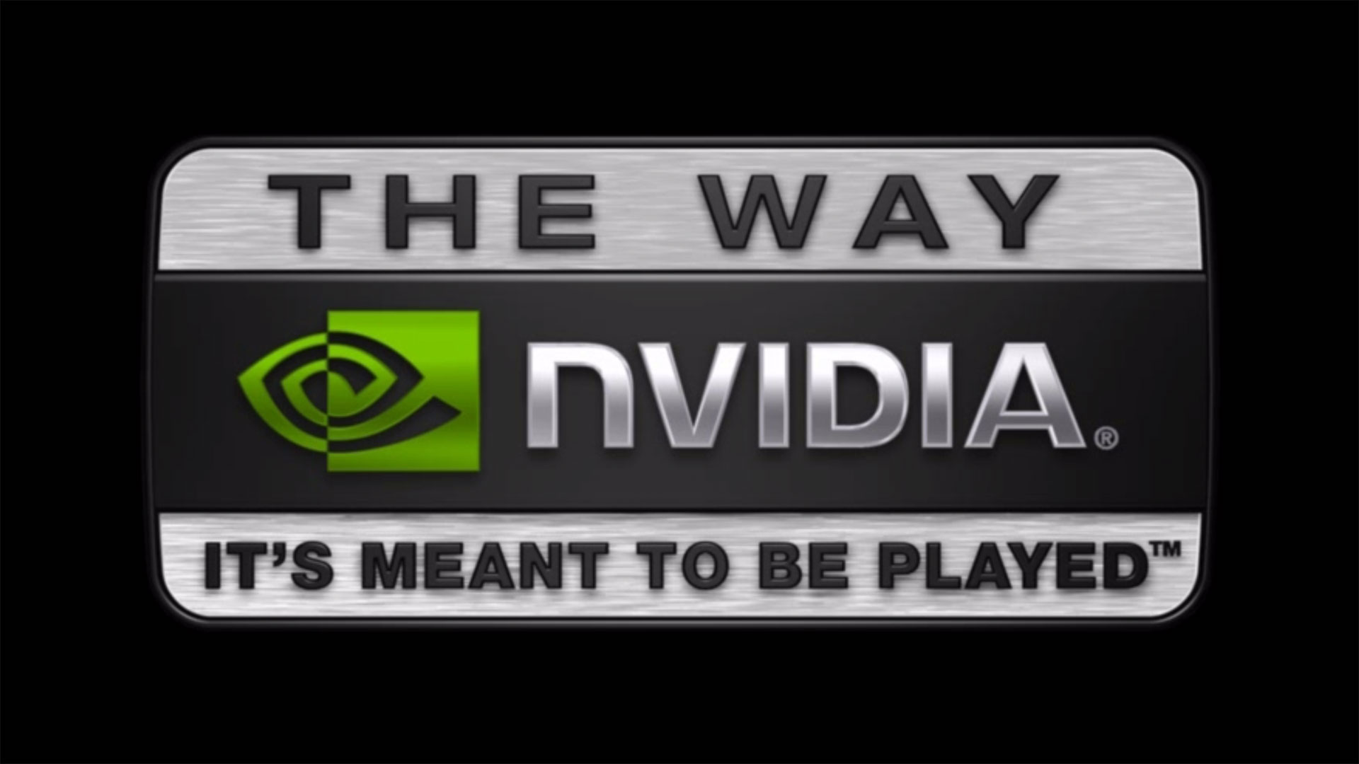 Its this way. NVIDIA слоган. The way its NVIDIA meant to be Played. NVIDIA PHYSX. HUANANZHI лого Chip.