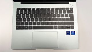 The keyboard of the Huawei MateBook 14 Ultra Pro.