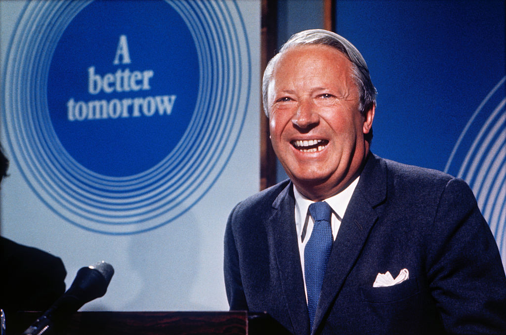 Conservative leader Mr. Edward Heath