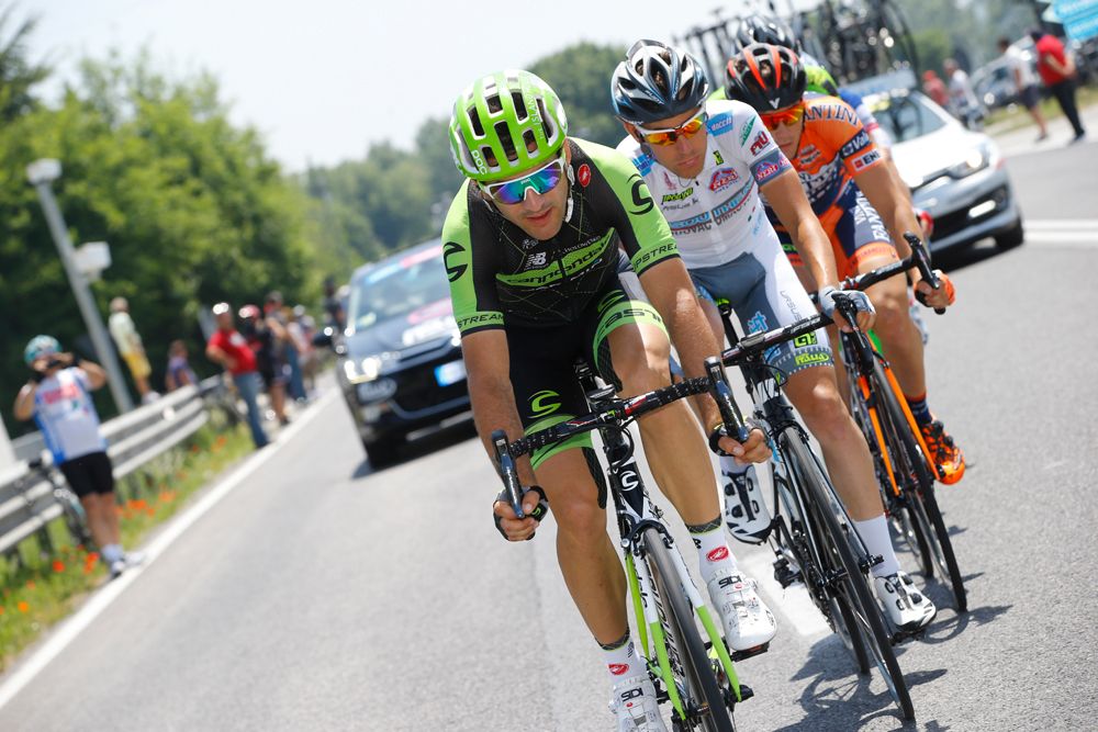 Alan Marangoni (Cannondale - Garmin) leads the break