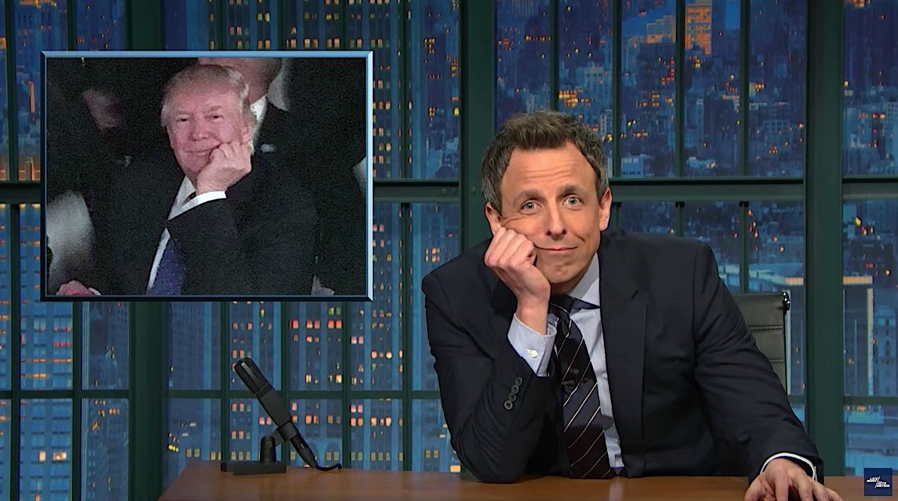 Seth Meyers surveys Trump&amp;#039;s national insecurity