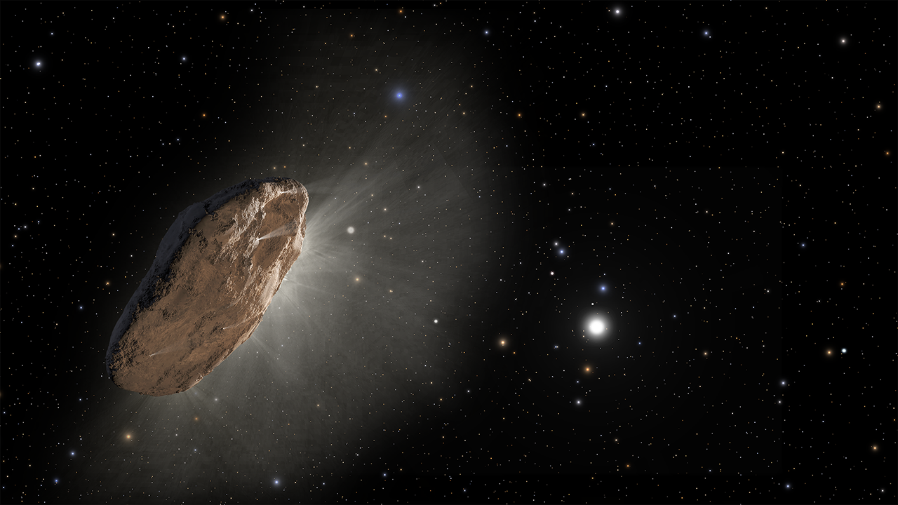 Daily News | Online News An artist's depiction of the interstellar object 'Oumuamua.