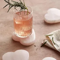 Heart Quartz Coasters, Set of 4 |$48.00