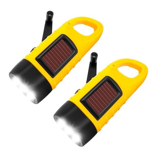 Bingkele Wind Up LED Torch (2 pack)