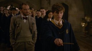 Dumbledore and Newt in Hogwarts, Fantastic Beasts: Crimes of Grindelwald