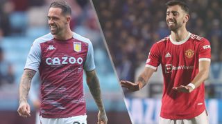 Danny Ings of Aston Villa and Bruno Fernandes of Manchester United will both feature in the Aston Villa vs Manchester United live stream