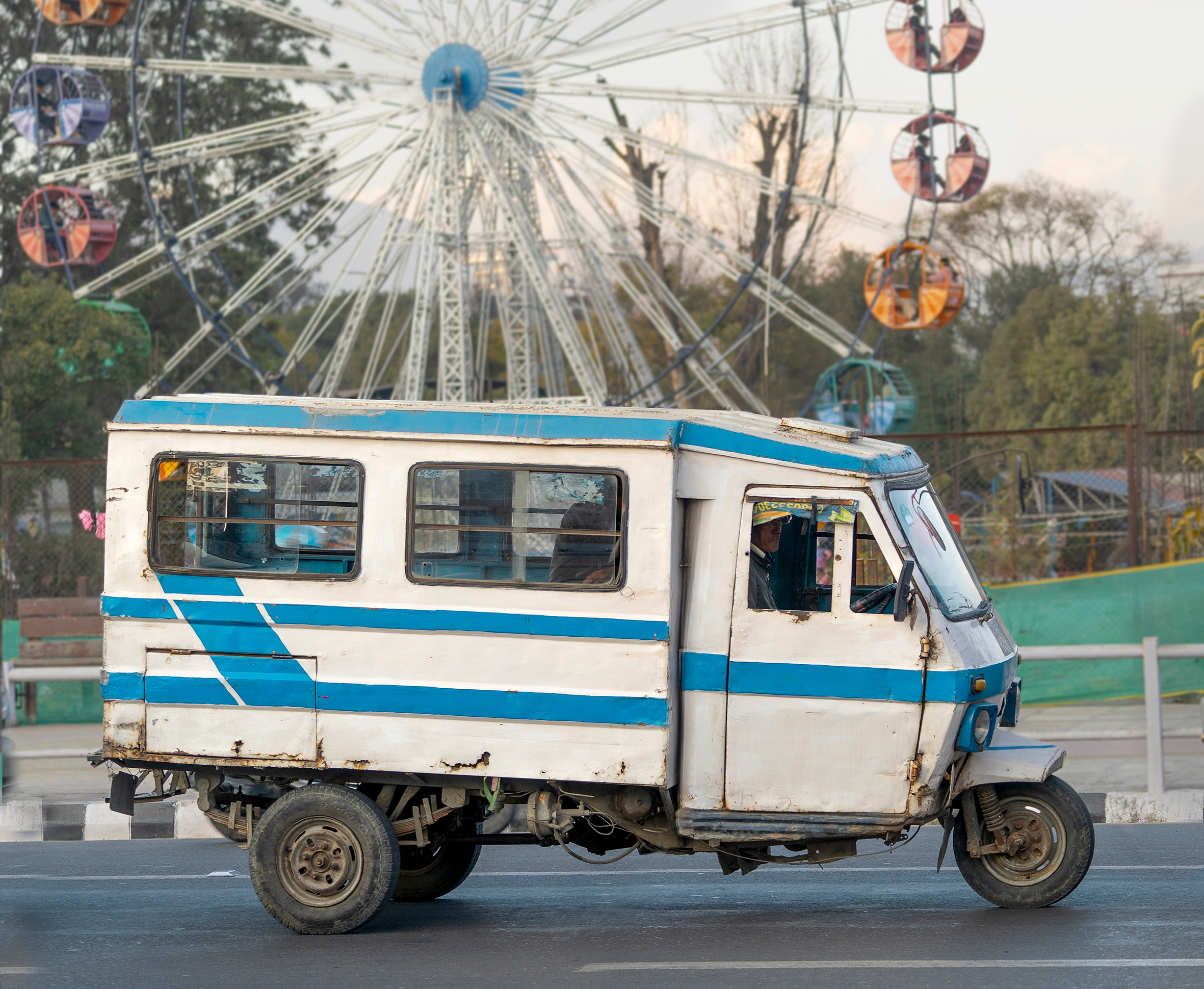 Photographed in Kathmandu, Nepal, from Trucks and Tuks