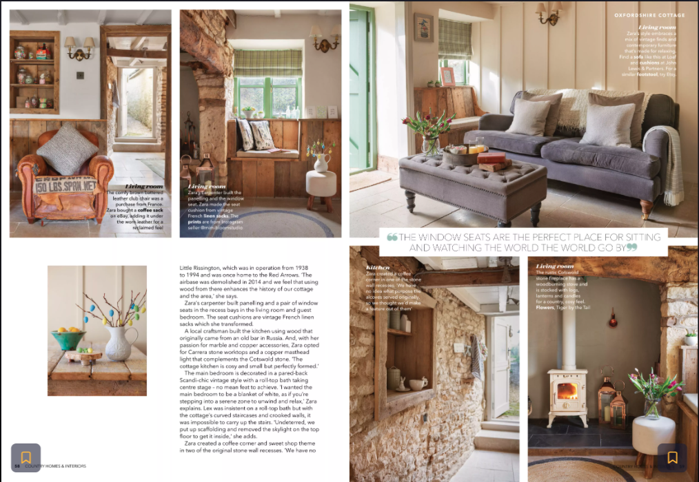 Country Homes &amp; Interiors April 2021 issue pages
