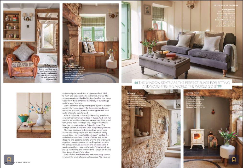 Country Homes & Interiors April 2021 issue pages