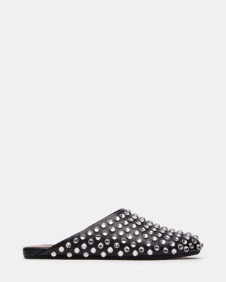 Glimmer Rhinestones Slip-On Mule | Women's Flats – Steve Madden