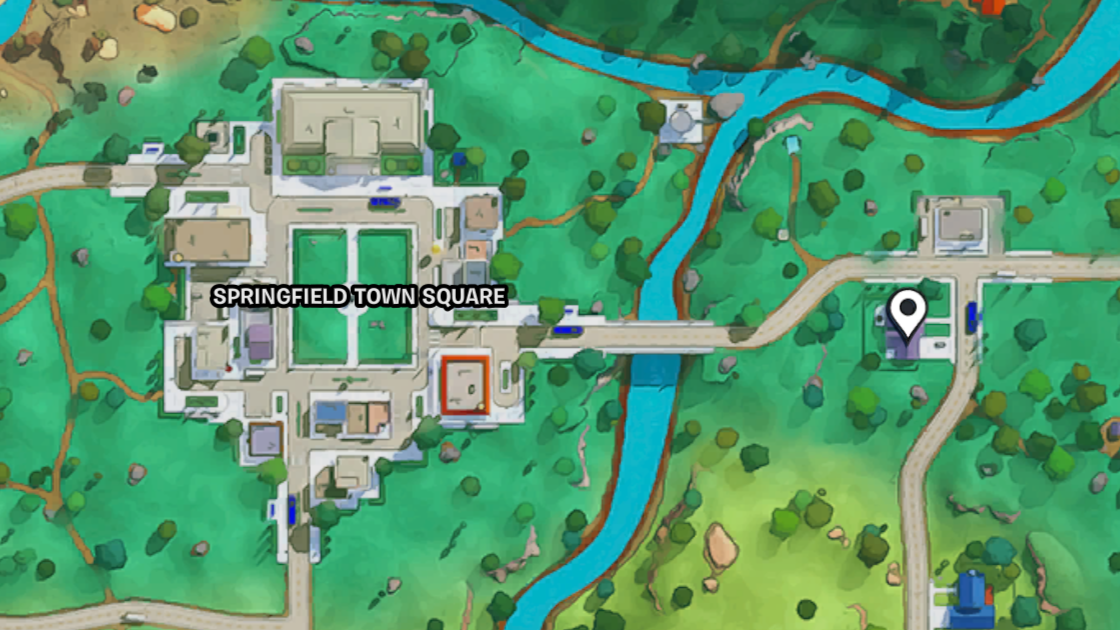 Fortnite Simpsons season best drop spots and important POIs