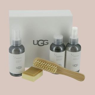 flat lay image of ugg care kit