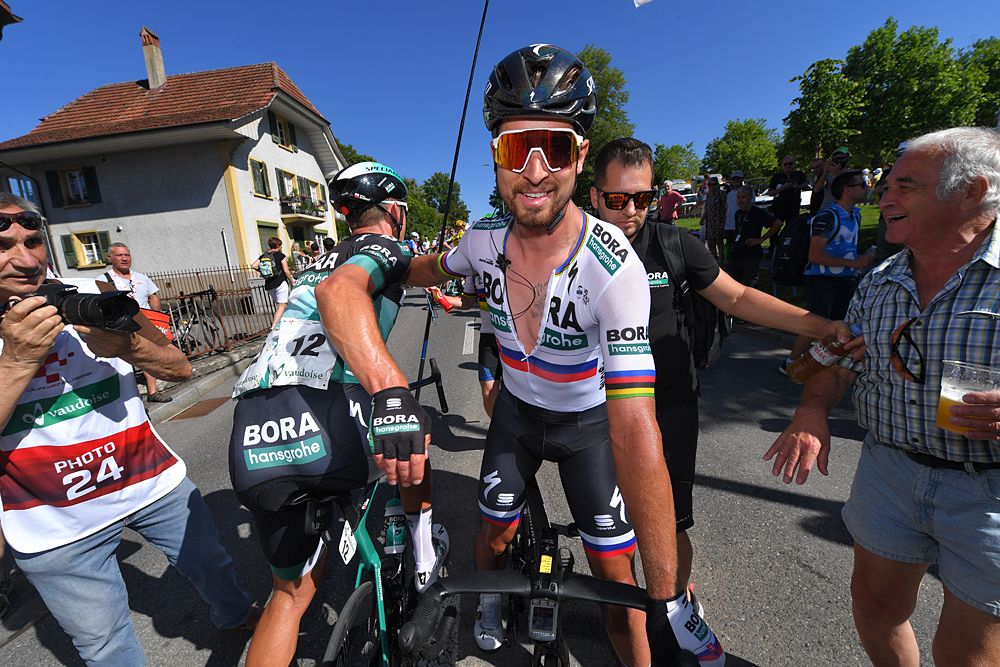 Peter Sagan (Bora-Hansgrohe) wins stage 3 at the Tour de Suisse