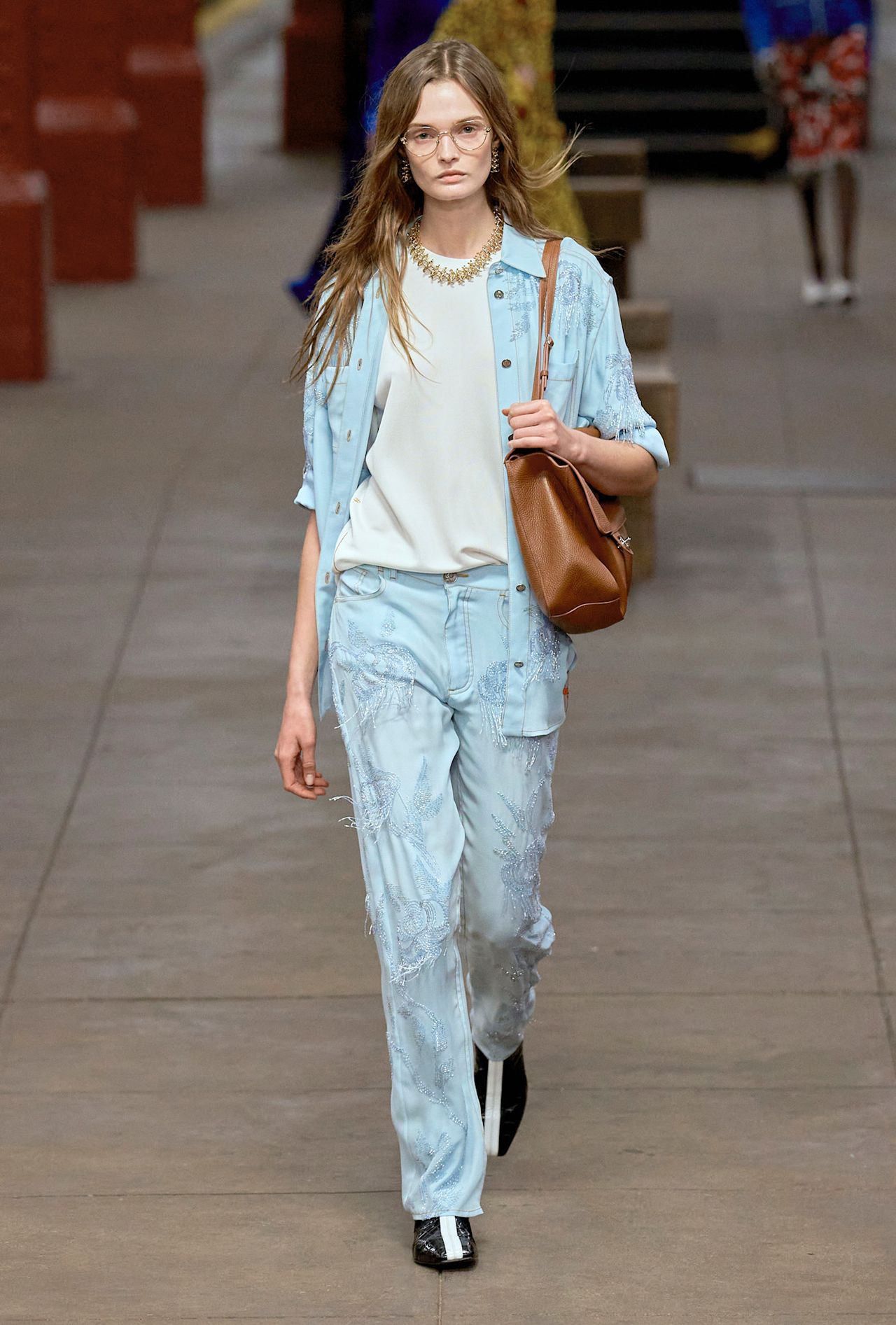 models walk the subway runway for the chanel metiers d'art 2026 show in new york city