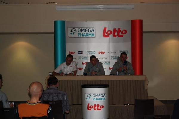 The Omega-Pharma Lotto team press conference