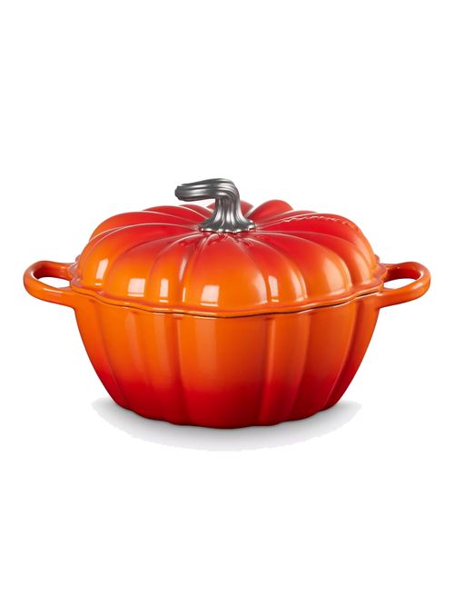 Cast Iron Pumpkin Casserole, 24cm, Volcanic