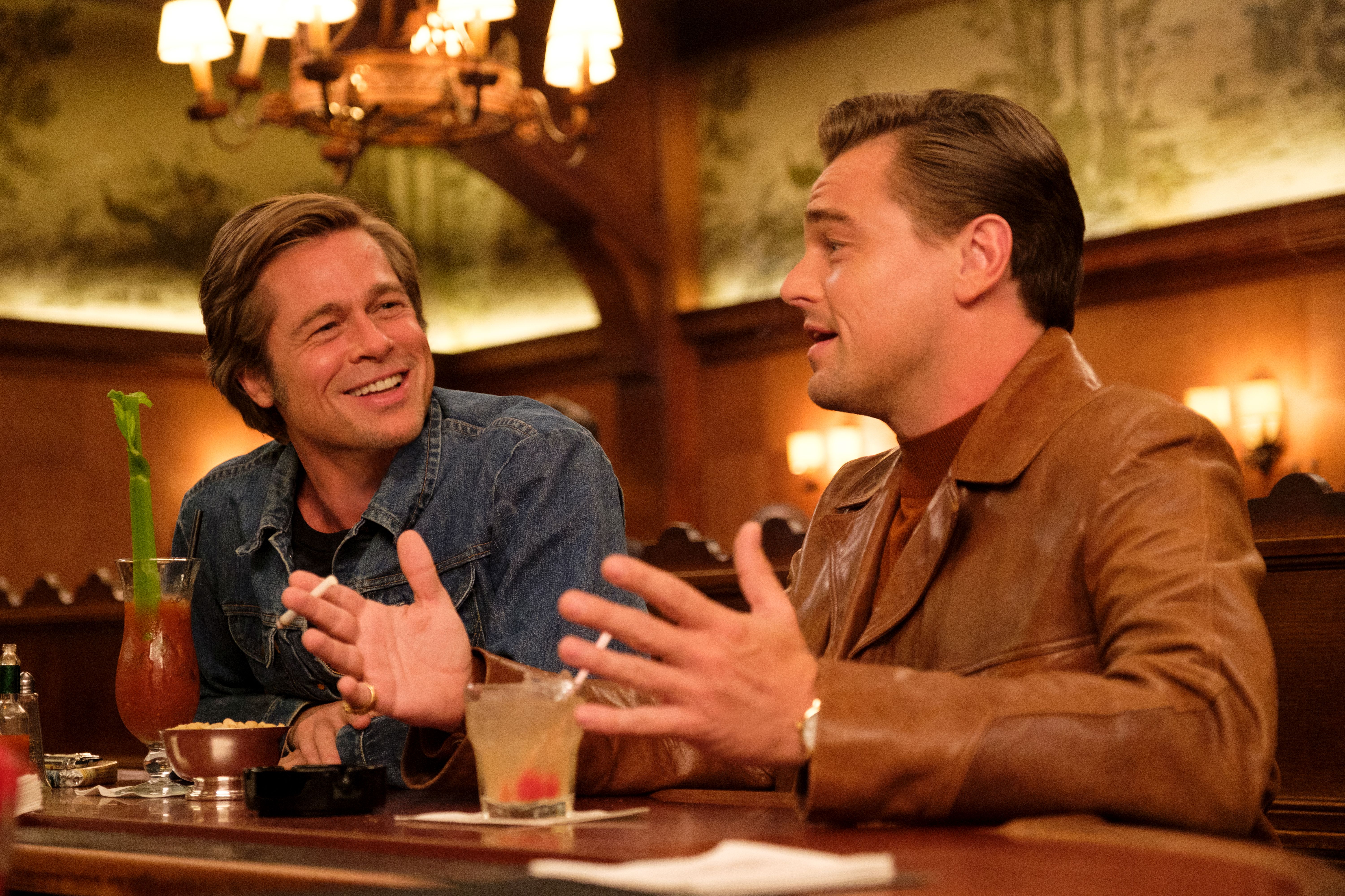 Brad Pitt and Leonardo DiCaprio star