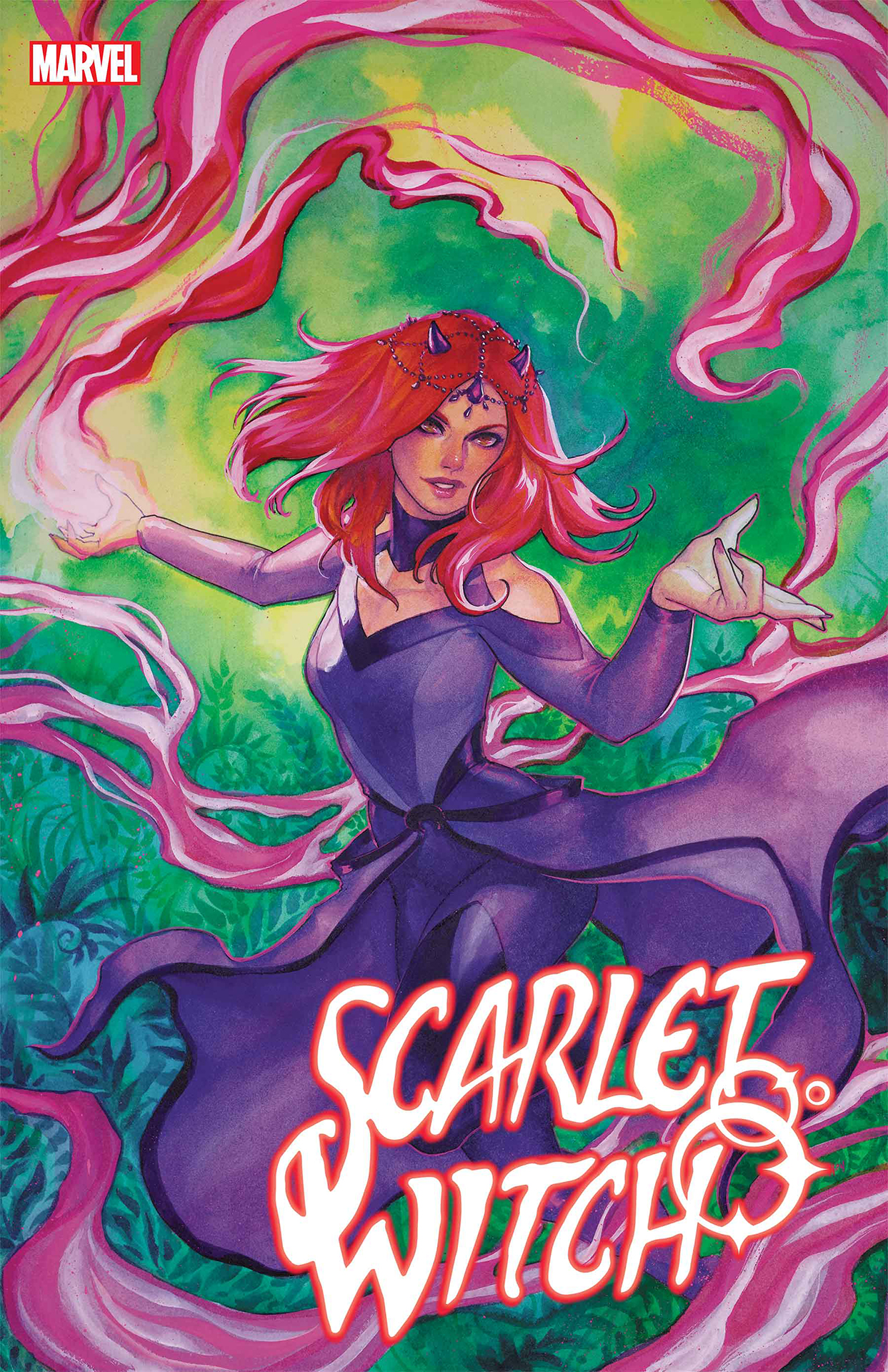 Another one of Marvel's non-canonical sidekicks from the New Champions is coming to the Marvel Universe in Scarlet Witch's new student Amaranth