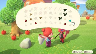 Animal Crossing New Horions Flick Select Bugs