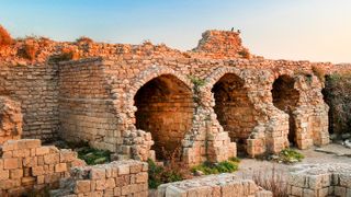 Another newly translated text says that Saint Peter used a circle to trap seven demons while he was in the city of Azotus (Ashdod). This picture shows some of the city’s ancient ruins.