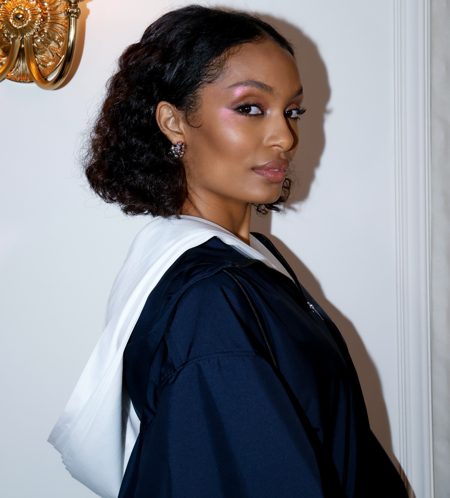 Yara Shahidi with chin-length box bob