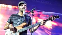 Ben Kenney of Incubus performs at Manchester Apollo on November 9, 2011 in Manchester, England