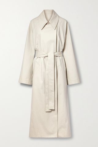 Minnie Belted Cotton-Blend Twill Trench Coat