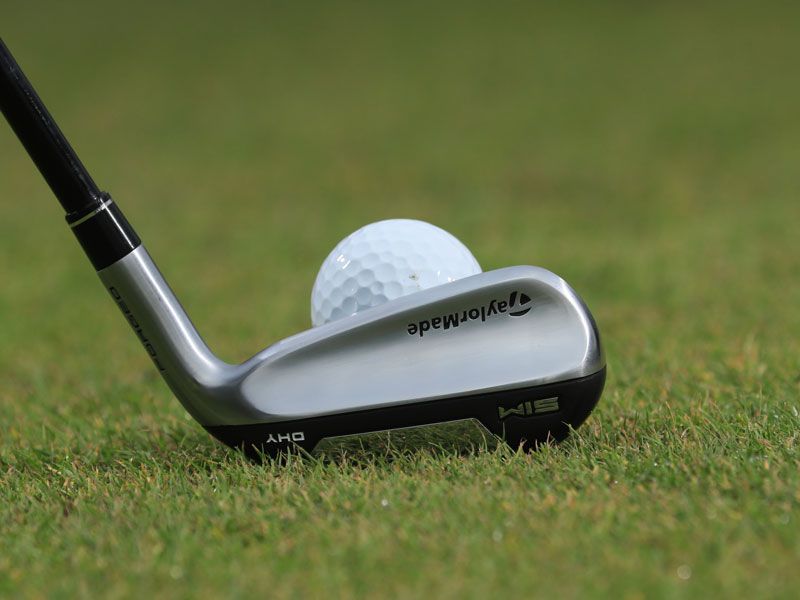 driving iron at address