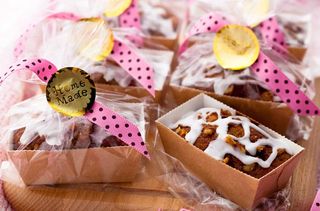 Mini banana and walnut loaves