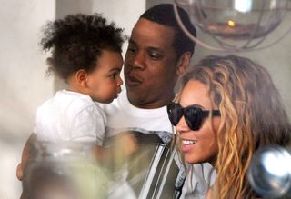 Beyonce Jay-Z Blue Ivy in Paris