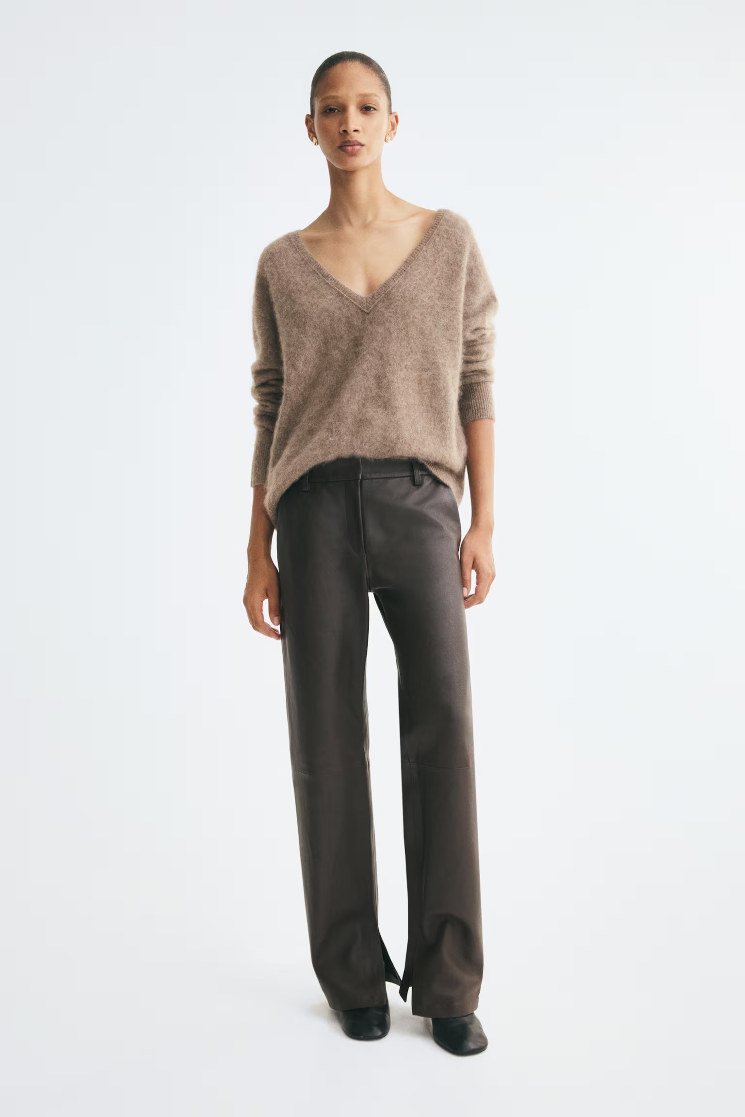H&amp;amp;M, V-Neck Wool Jumper