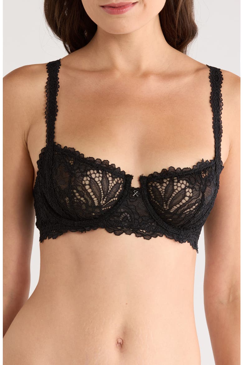 Romantic Corded Lace Unlined Underwire Bra