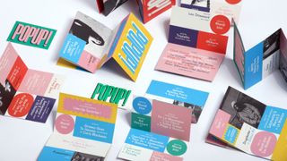 Colourful POPUP! print materials by Playground