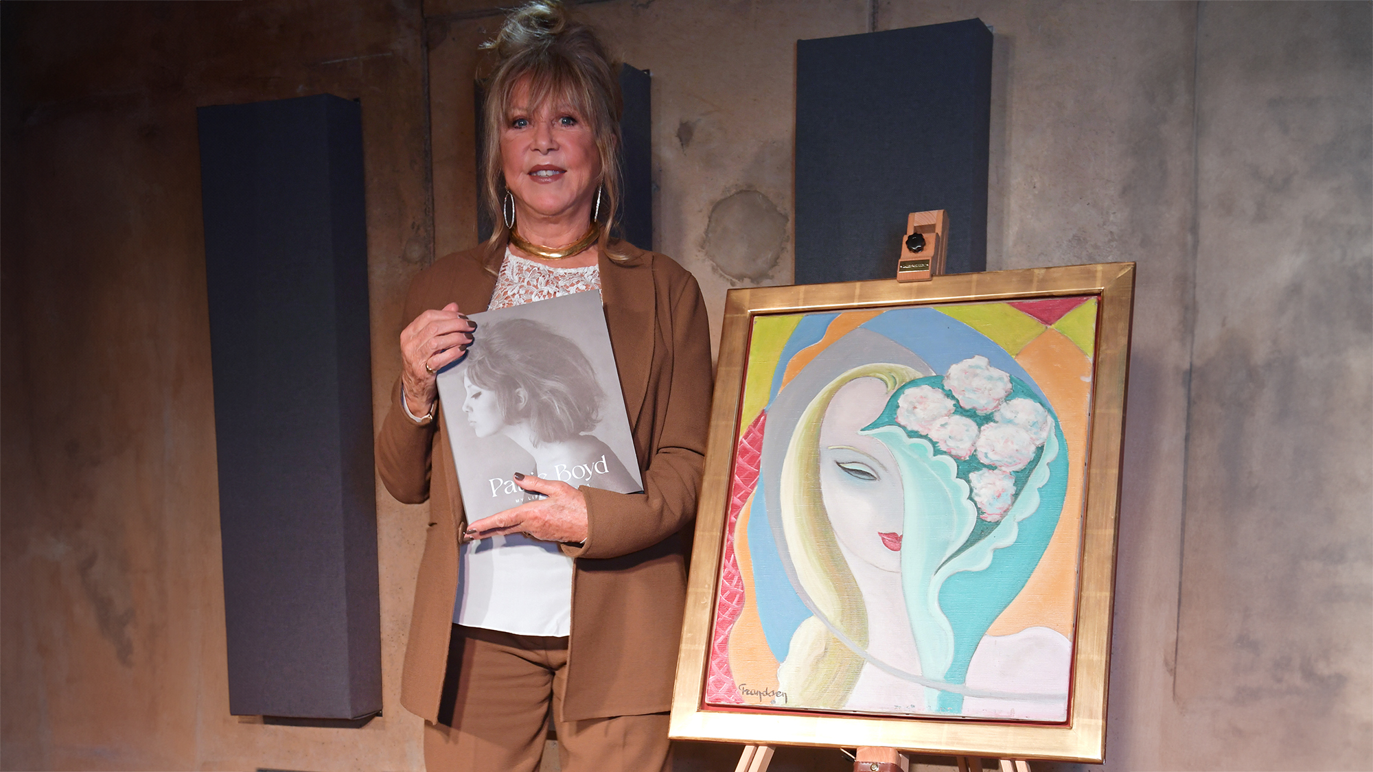 Pattie Boyd attends the launch of her new book "Pattie Boyd: My Life In Pictures" at The Lower Third on October 18, 2022 in London, England.